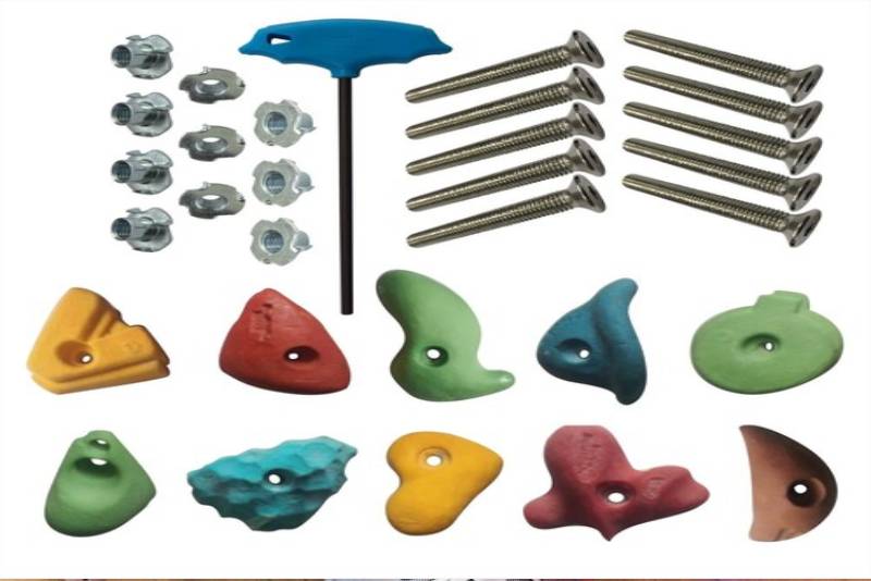 climbing-holds-with-accessories, Climbing Holds Manufacturers in India